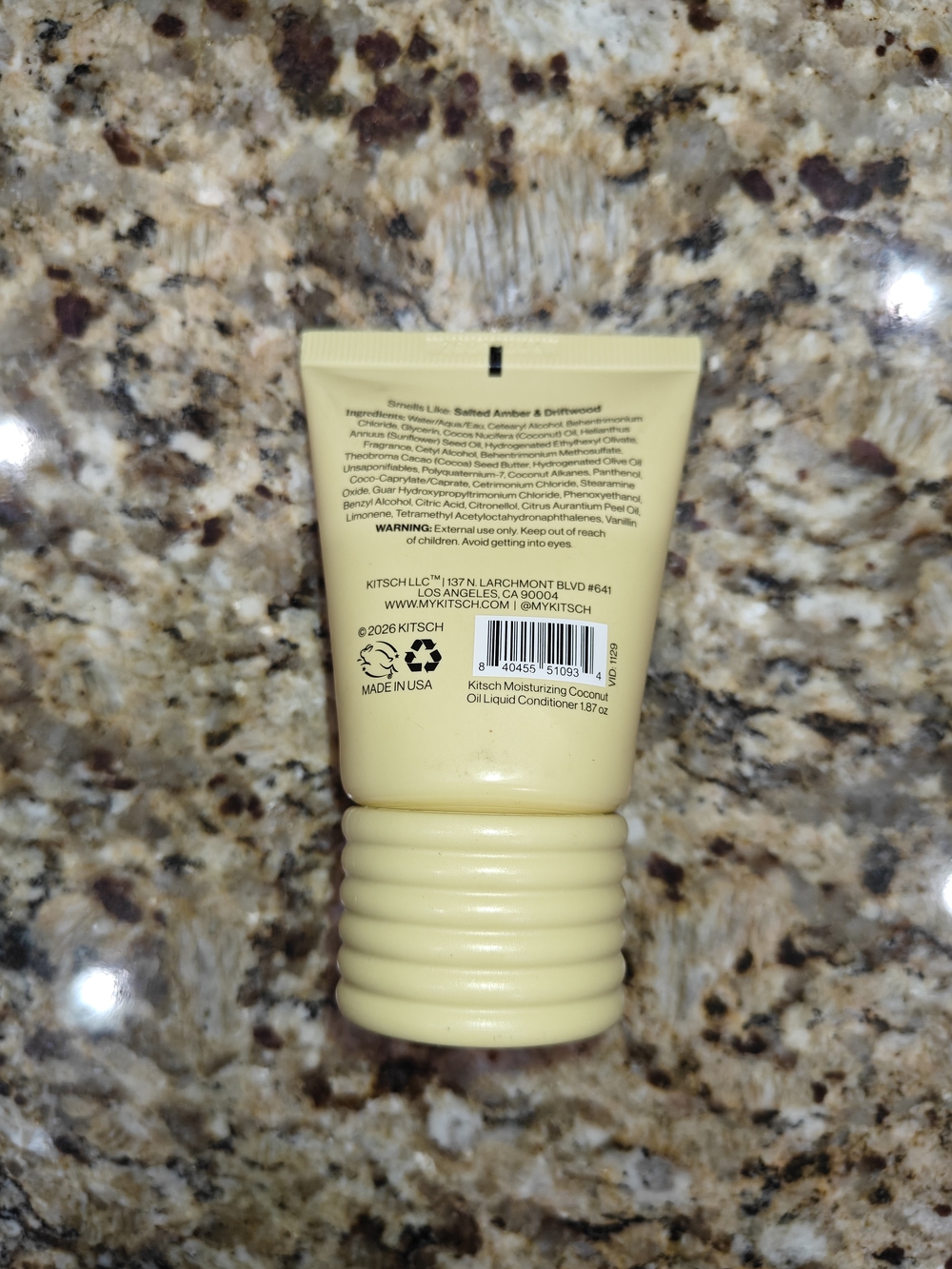 Kitsch Coconut Oil Conditioner - Travel Suize - Picture 2 of 2